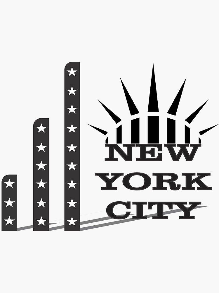 Thumbnail 3 of 3, Sticker, New York City collection designed and sold by gultoor-Arts.