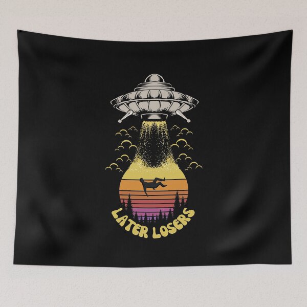 Item preview, Funny Alien Shirt Later Losers designed and sold by HellbenderCo.
