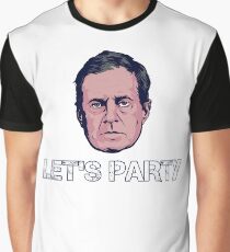 Bill Belichick Let's Party Graphic T-Shirt