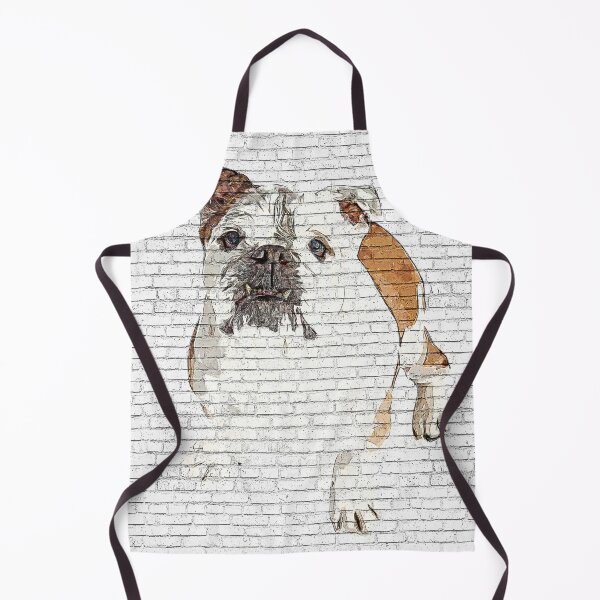 Item preview, Look Up Bulldog - Custom Pet Portrait Art Studio designed and sold by Custom Pet Portrait Art Studio.