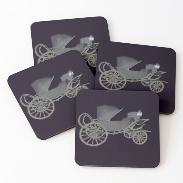 Item preview, Horse Drawn Carriage Digital Watercolor Illustration  designed and sold by Yumikit.