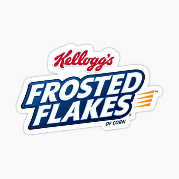 "Kellogg's Frosted Flakes Logo" Sticker for Sale by totalindicator8