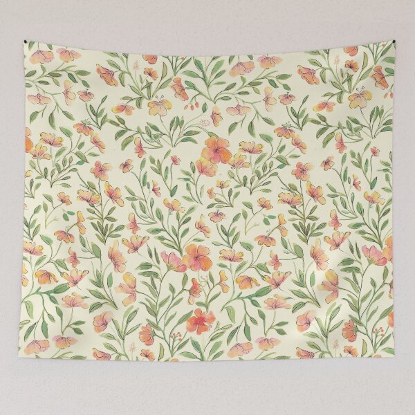 Item preview, Watercolor Floral Pattern designed and sold by chotnelle.