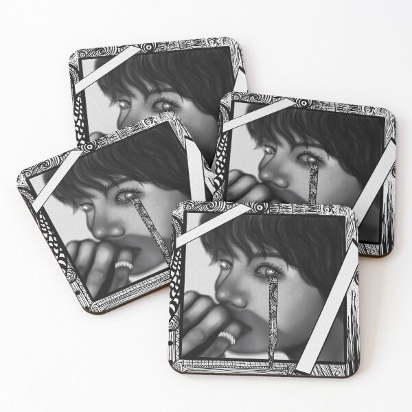 Item preview, Ilustración de Kim Taehyung designed and sold by gtranchitella.