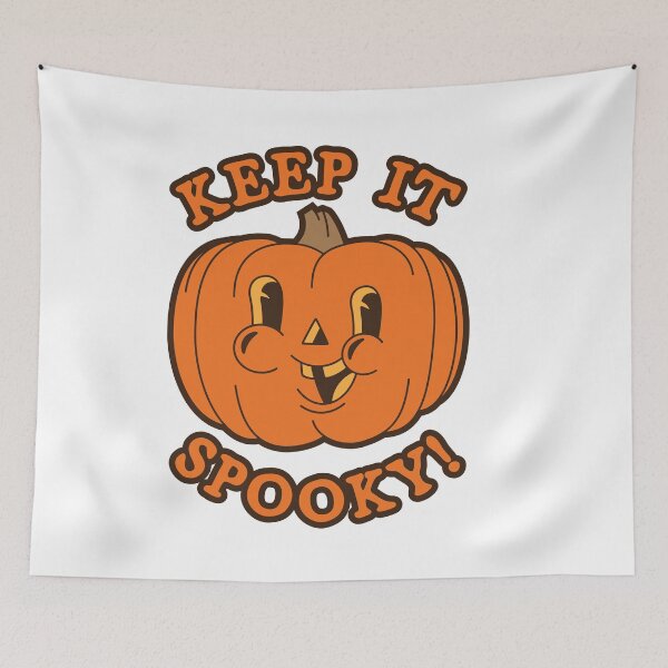 Item preview, Keep It Spooky! Fun Halloween Jack-o-Lantern Cartoon Pumpkin designed and sold by MarkFiveDesign.