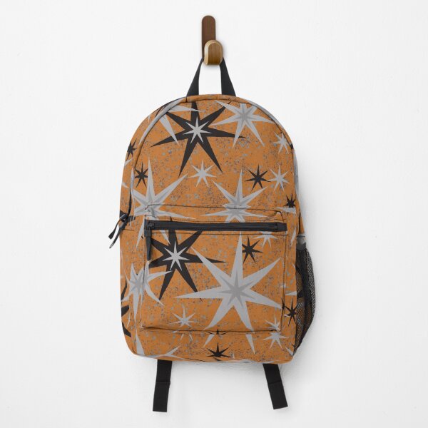 Item preview, Seven pointed stars on Orange designed and sold by DelynCreates.