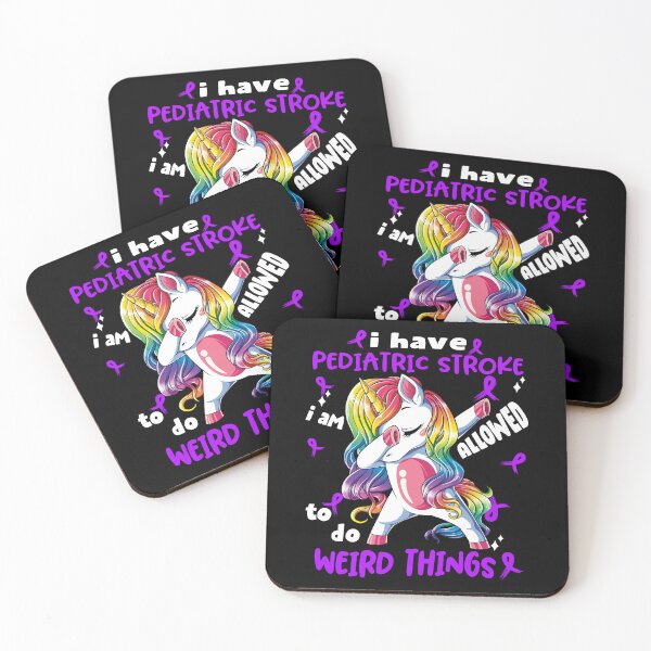 Item preview, Pediatric Stroke Awareness Funny I have Pediatric Stroke i'm allowed to do Weird Things! designed and sold by JanetShop809.