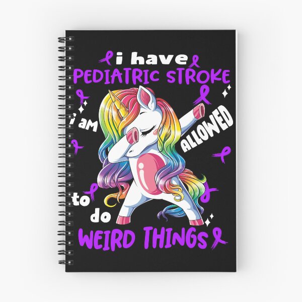 Item preview, Pediatric Stroke Awareness Funny I have Pediatric Stroke i'm allowed to do Weird Things! designed and sold by JanetShop809.