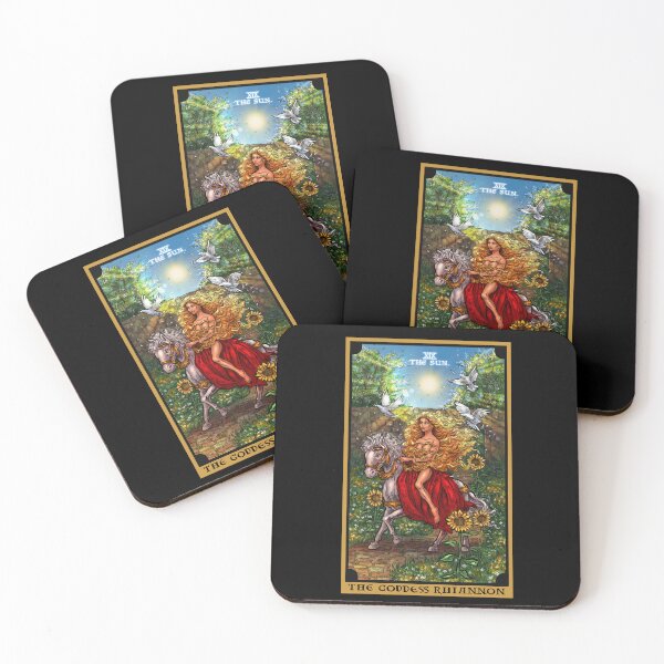 Item preview, The Goddess Rhiannon The Sun Tarot Card designed and sold by TheGhoulishGarb.