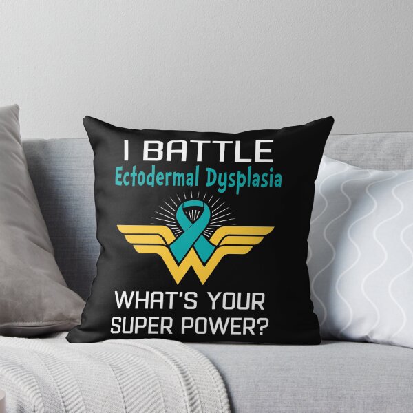 Item preview, I Battle Ectodermal Dysplasia What's Your Super Power Support Ectodermal Dysplasia Warrior Gifts  designed and sold by Sabfit.