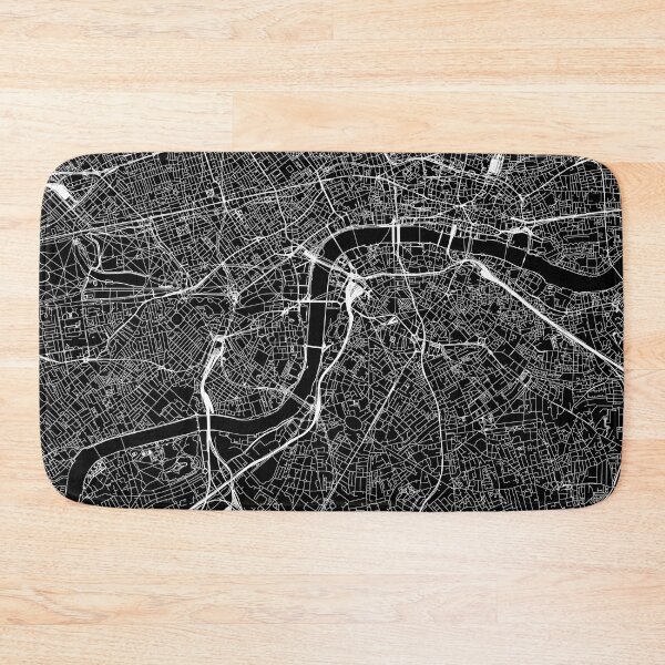 Item preview, London Black Map designed and sold by multiplicitymap.