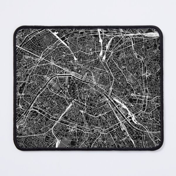 Item preview, Paris Black Map designed and sold by multiplicitymap.