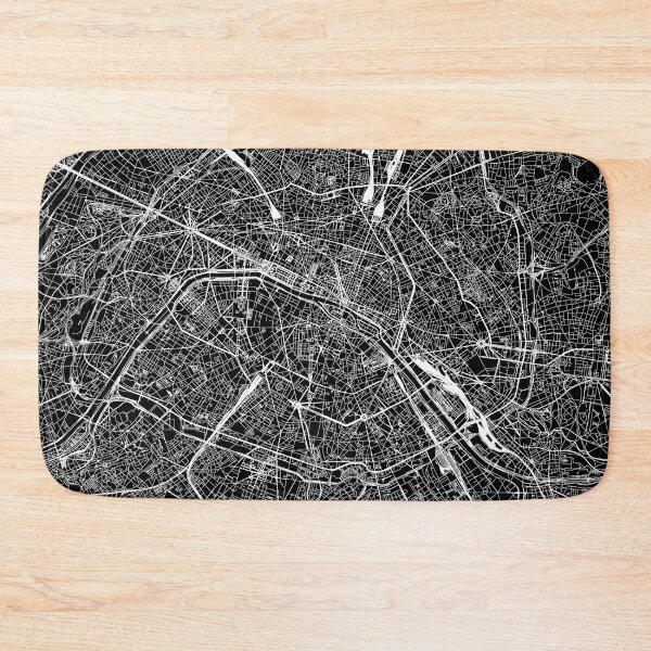 Item preview, Paris Black Map designed and sold by multiplicitymap.