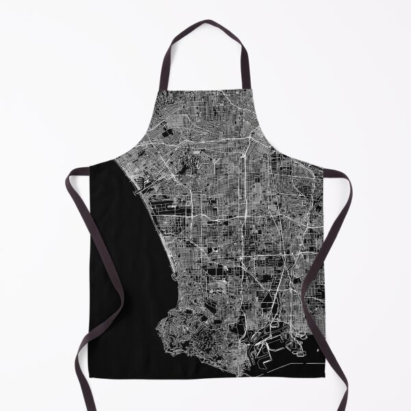 Item preview, Los Angeles Black Map designed and sold by multiplicitymap.
