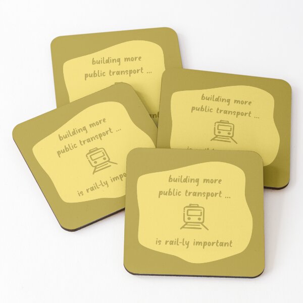 Item preview, Build More Public Transport - Rail designed and sold by Picket Club.