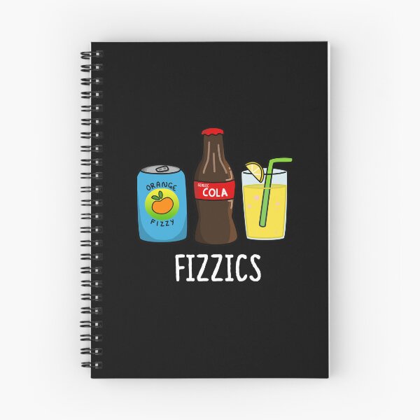 Item preview, Fizzics Funny Fizzy Cola Drinks Puns (Dark BG) designed and sold by punnybone.
