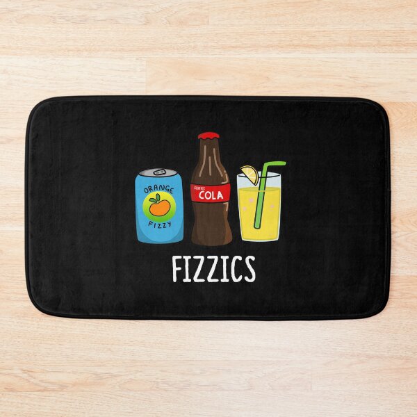 Item preview, Fizzics Funny Fizzy Cola Drinks Puns (Dark BG) designed and sold by punnybone.