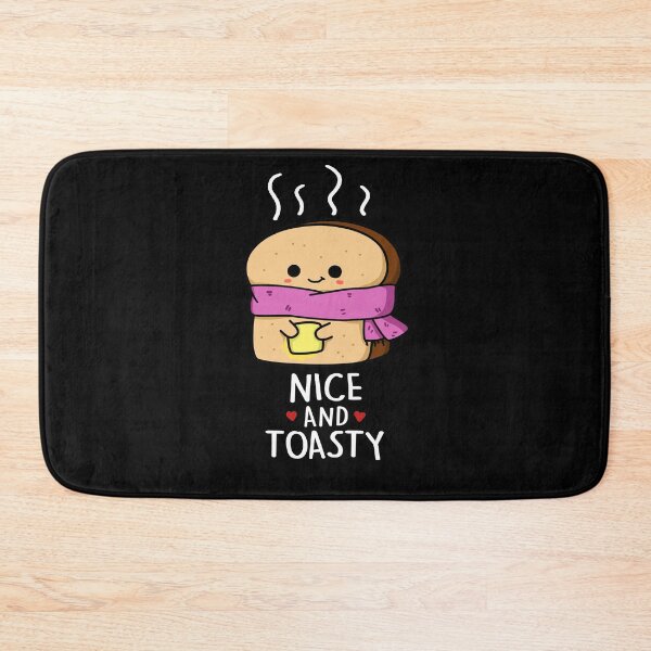 Item preview, Nice And Toasty Funny Toast Puns (Dark BG) designed and sold by punnybone.