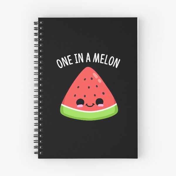 Item preview, One In A Melon Funny Watermelon Puns (Dark BG) designed and sold by punnybone.