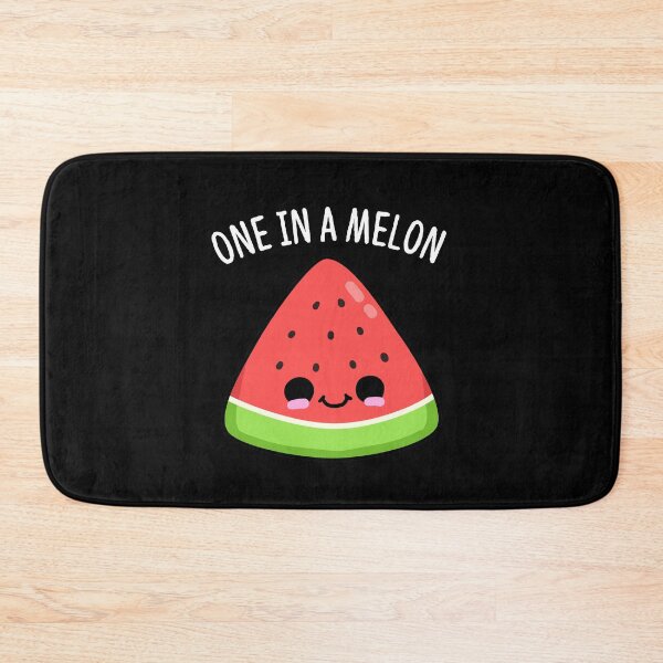 Item preview, One In A Melon Funny Watermelon Puns (Dark BG) designed and sold by punnybone.