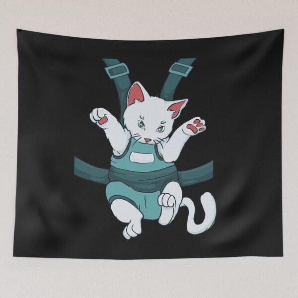 Item preview, Carrier Bag Cat T Shirt designed and sold by Francois-Lemann.