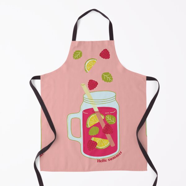 Item preview, Drink in a jar raspberry lemon mint hello summer beverage designed and sold by Novel-ty.