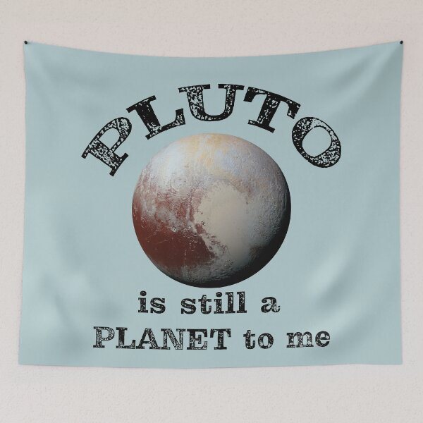 Item preview, Pluto is still a PLANET to me typography with space picture designed and sold by Brasilia.
