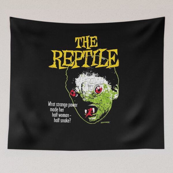Item preview, Hammer Horror - The Reptile Face designed and sold by pratsbusson.