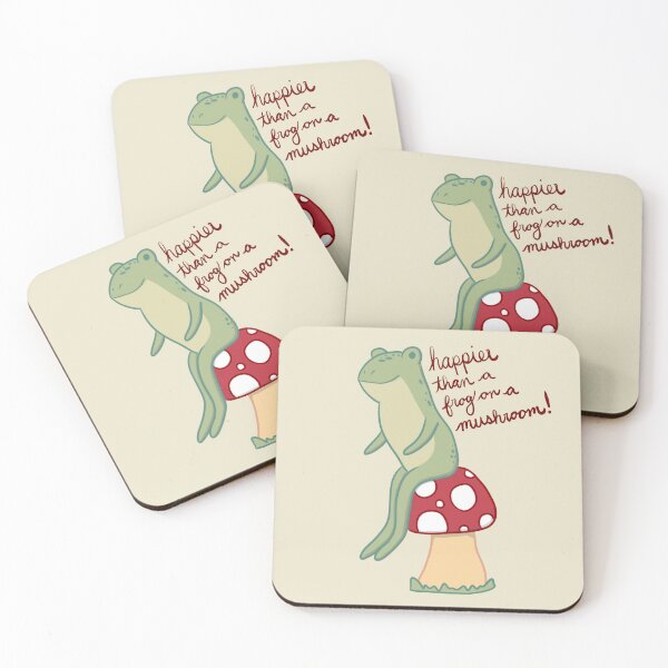 Item preview, Frog on a Mushroom  designed and sold by KaitLouise.