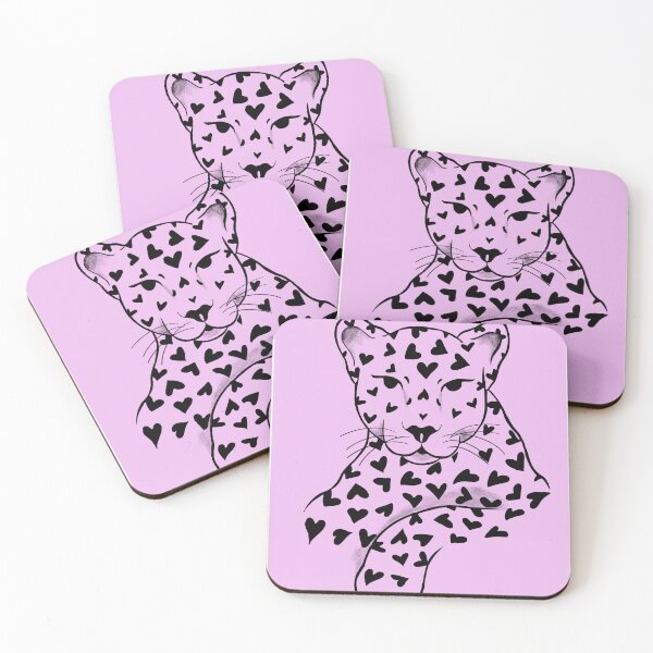 Item preview, Pink heart cheetah designed and sold by Carolinejclark.