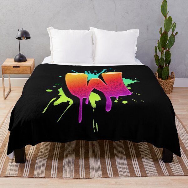 Item preview, Graffiti Letters W Letter Colorful Paint Splash Style designed and sold by ToTheNextLetter.