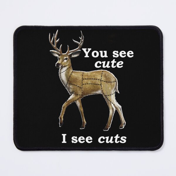 Item preview, Funny Deer Hunting Buck Meat Eater Cuts for Dinner Graphic designed and sold by wilsonellis.