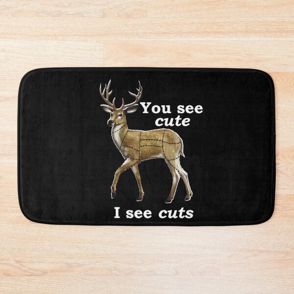 Item preview, Funny Deer Hunting Buck Meat Eater Cuts for Dinner Graphic designed and sold by wilsonellis.