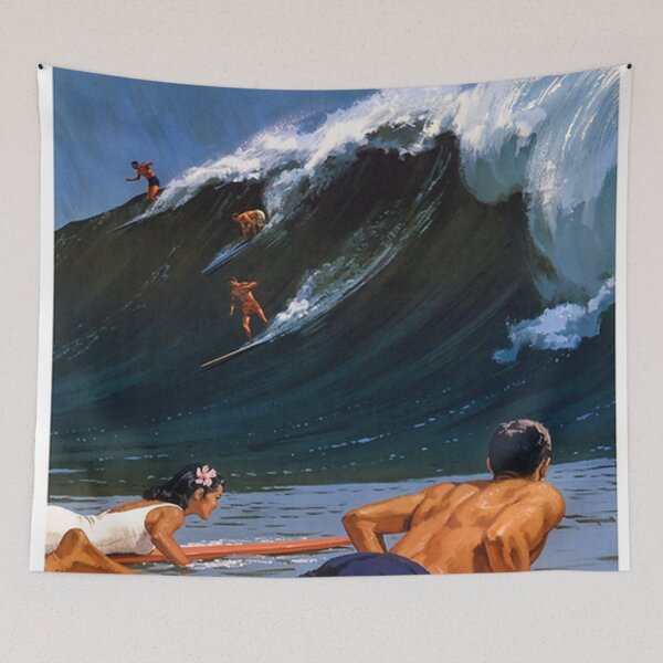 Item preview, Hawaii Vintage Travel Poster Restored designed and sold by karen2809.