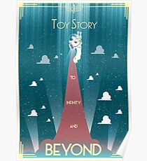 Toy Story Poster Art Deco minimal Buzz Lightyear Poster
