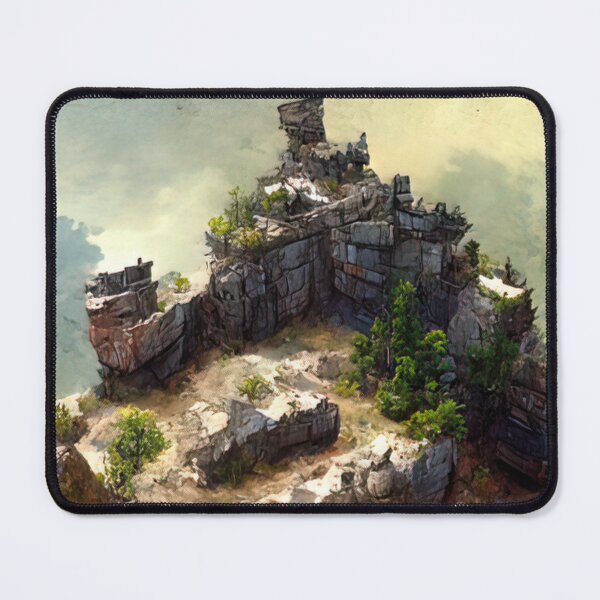 Item preview, Battle Map Ruins on Top of a Lake designed and sold by Siah116.