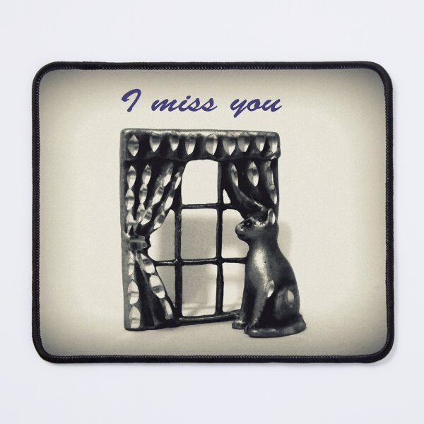 Item preview, I Miss You Cat at Window designed and sold by Frankie Cat Photography.