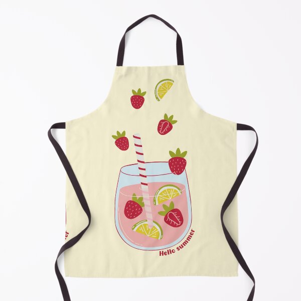 Item preview, Summer drink strawberry lemon iced tea hello summer pink aesthetic beverage cocktail designed and sold by Novel-ty.