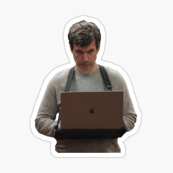 Nathan Fielder The Rehearsal Laptop harness Sticker