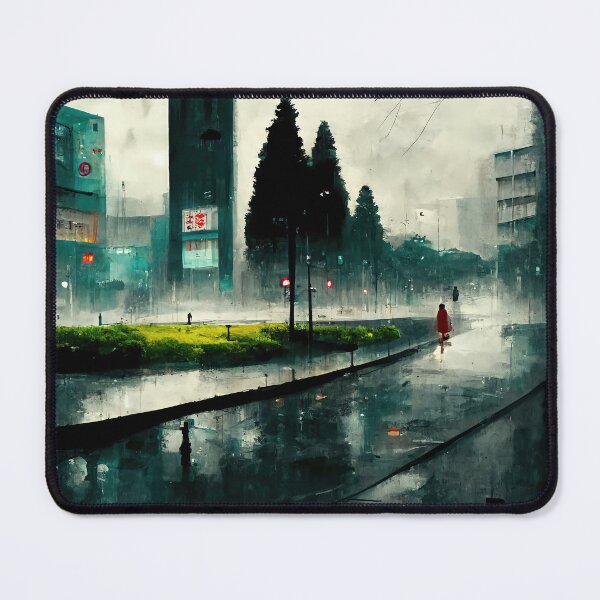 Item preview, Japanese town Lofi Aesthetic No. 6 designed and sold by WolfPack-Art.