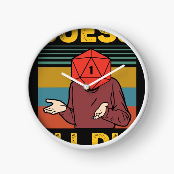 Item preview, Guess i'll die d vintage funny dnd tabletop designed and sold by CatherineWurst.