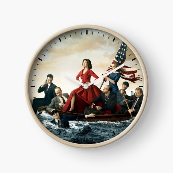 Item preview, Veep Clock designed and sold by Chickabiddybex.
