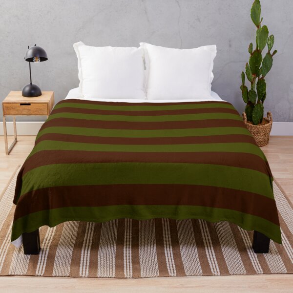 Item preview, Basic Chunky Stripes - Brown & Dark Green designed and sold by TheFrostedDonut.