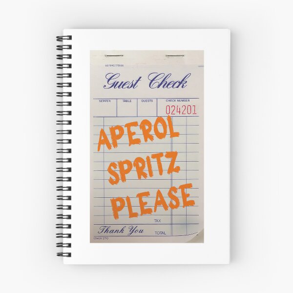 Item preview, Guest Check Aperol Spritz Please designed and sold by AlexReidd.