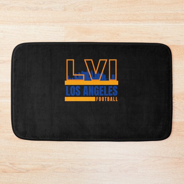 Item preview, Los Angeles Football Yellow Blue Orange Los Angeles Rams NFL Apparel Super Bowl LVI designed and sold by DANIELLYNCH.