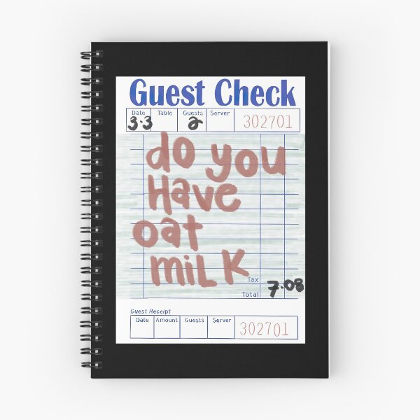 Item preview, Guest Check Do You Have Oat Milk designed and sold by AlexReidd.