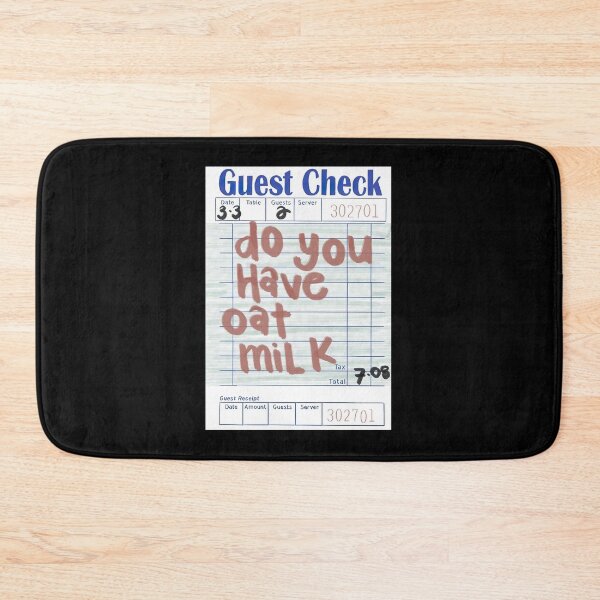 Item preview, Guest Check Do You Have Oat Milk designed and sold by AlexReidd.