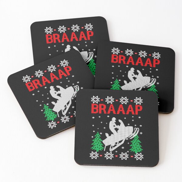 Artikelvorschau, SNÓWMÓBILE BRÁAAP HÄSSLICHE WEIHNACHTEN entworfen und verkauft von pratsbusson.