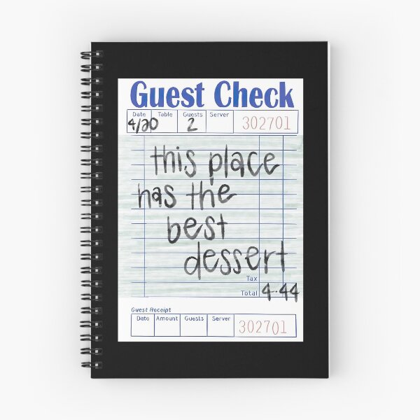 Item preview, Guest Check This Place Has The Best Dessert designed and sold by AlexReidd.