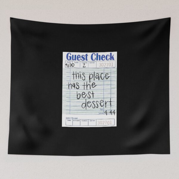 Item preview, Guest Check This Place Has The Best Dessert designed and sold by AlexReidd.